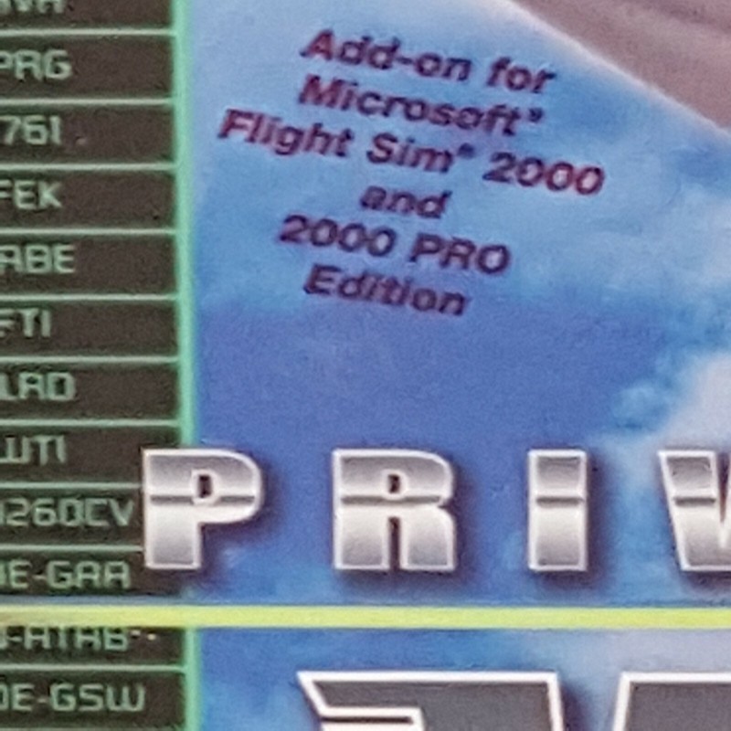 Data Becker Private Wings Add On For Microsoft Flight Simulator 2000 New Sealed gallery