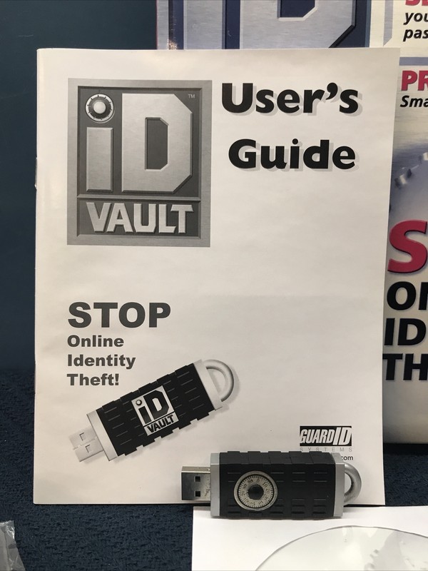 ID Vault Stop Online Identity Theft Guard ID Systems USB New gallery