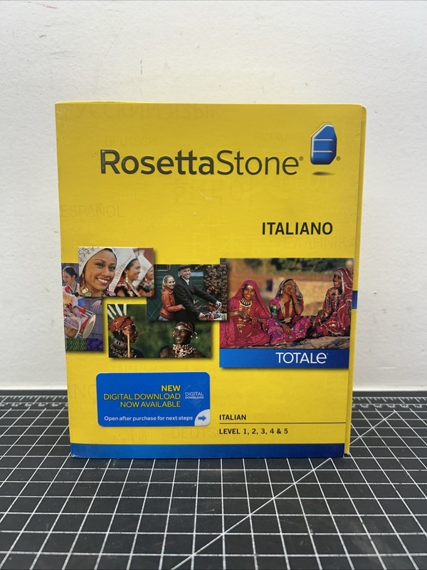 Rosetta Stone Italiano Version 4 Level 1-5 1, 2, 3, 4, 5 Learn Italian