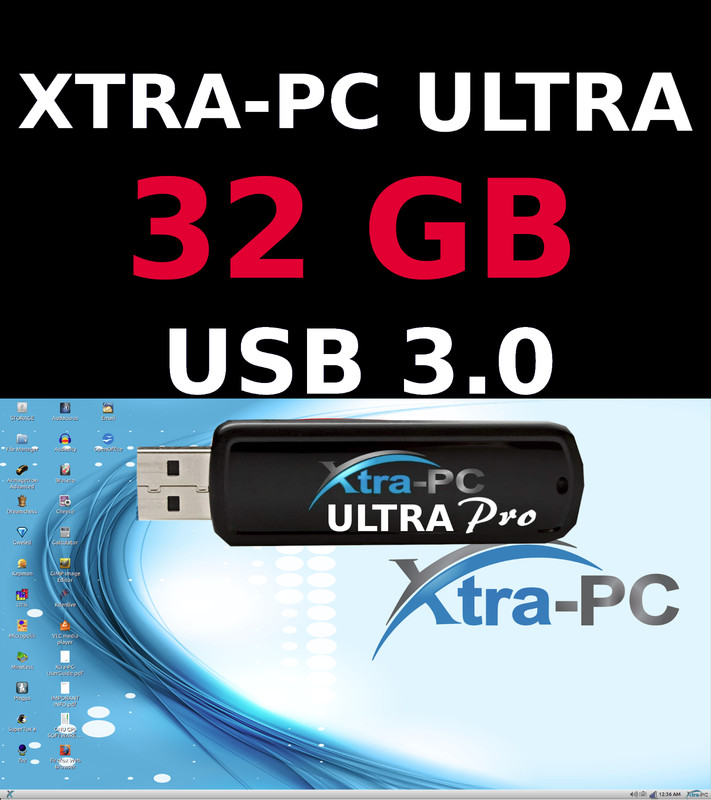 32GB XTRA-PC ULTRA PRO USB 3.0 – Portable OS, Apps & 10 Extreme Games