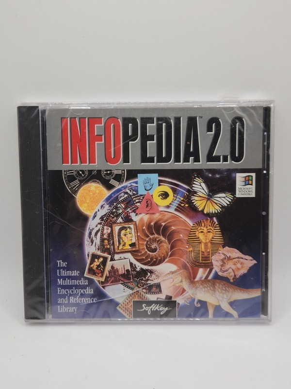 Info Pedia 2.0 By SoftKey CD-ROM BRAND NEW – C87