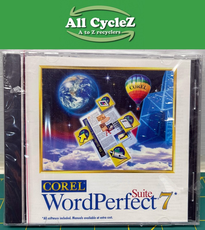 Corel WordPerfect Suite 7 for Windows 95 New Condition!