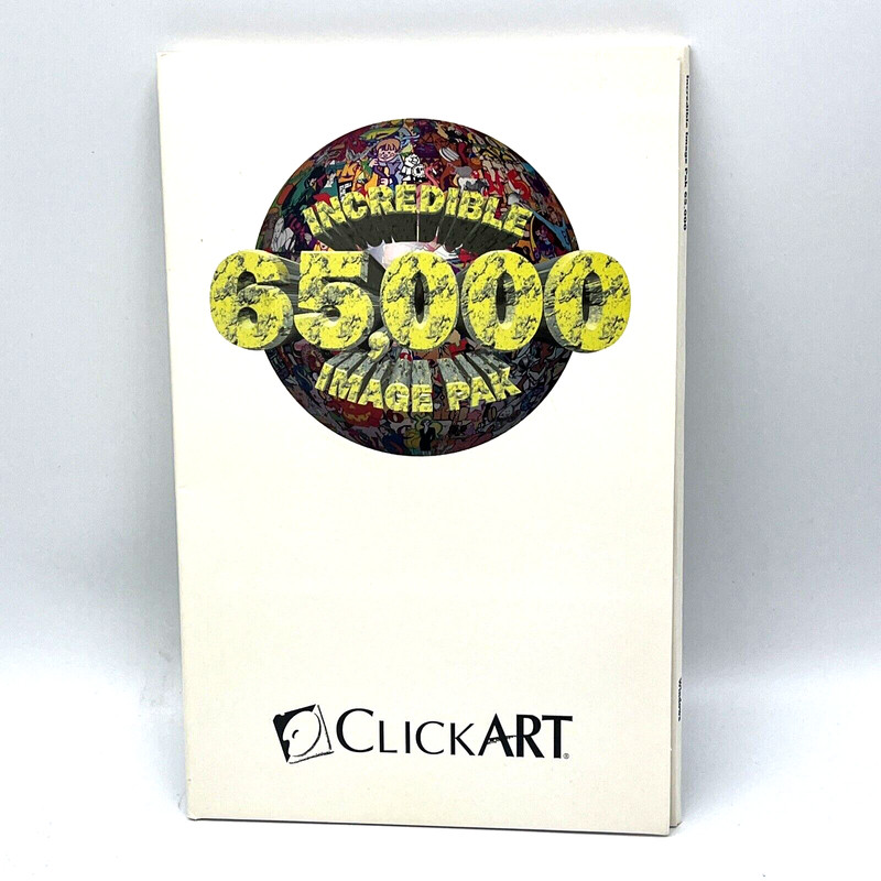 Incredible 65,000 Image Pack Click Art 5 Discs