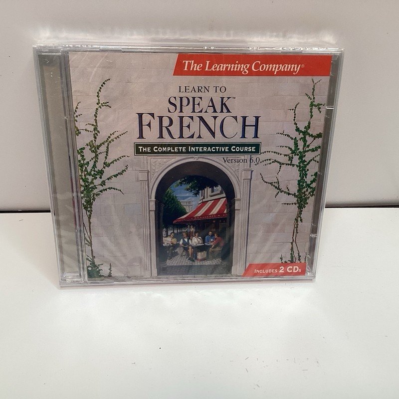 Learn To Speak French 2 CD-Rom Set Learning Company Version 6.0 (Open box) gallery