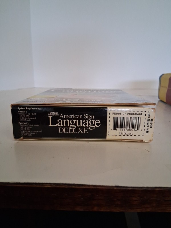 American Sign Language Deluxe Edition Instant Immersion 8-CD ROM gallery