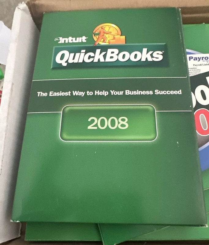 Intuit QuickBooks Premier Industry Edition Retail 2008 Accounting open box w/key