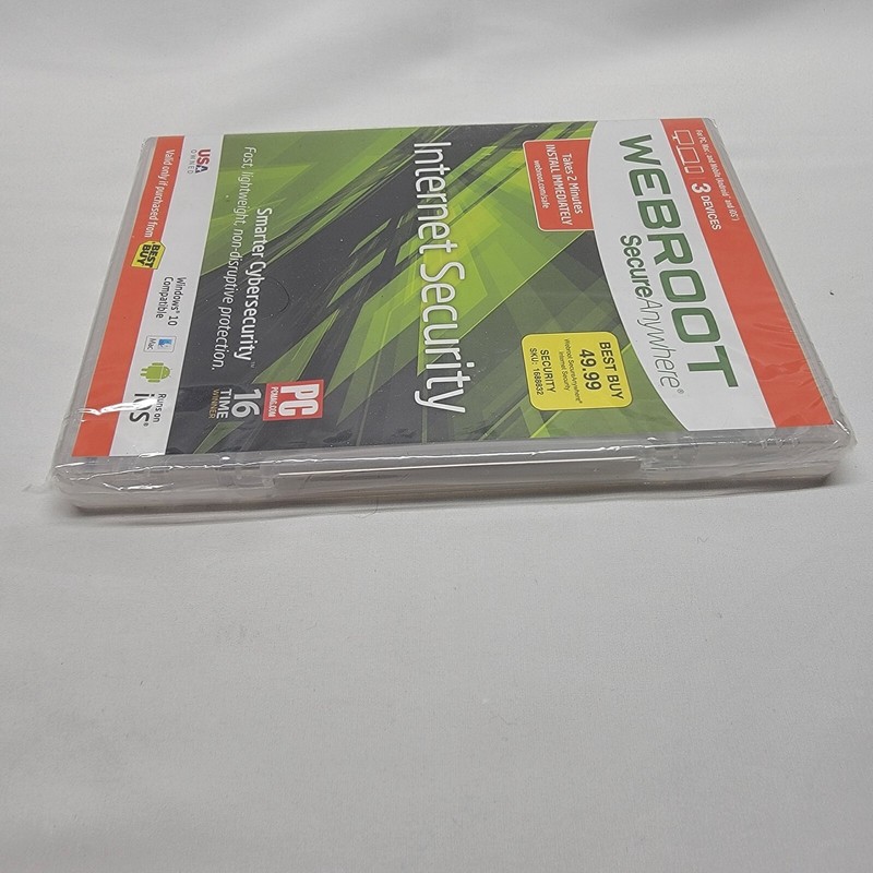 Sealed Webroot Secure Anywhere Internet Security - Full Version for Win & Mac gallery