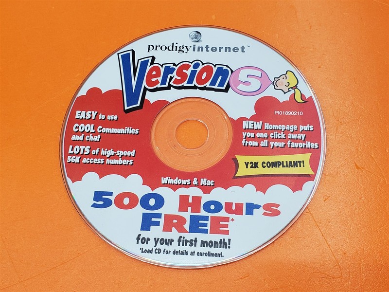 ⭐️⭐️⭐️⭐️⭐️ Prodigy Internet Version 5 For Windows & Mac Disc Only No Case