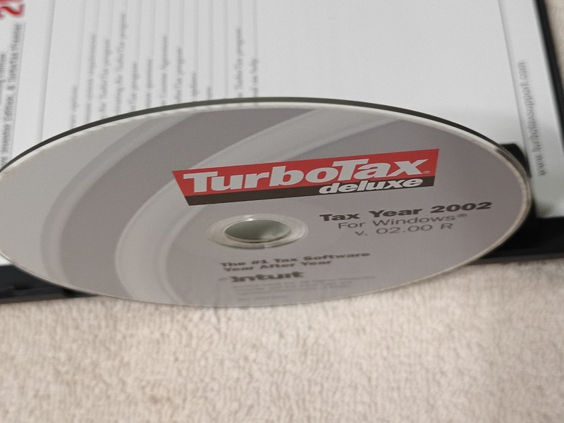 Intuit TurboTax Deluxe Federal Return - Tax Year 2002 - Fast Shipping gallery