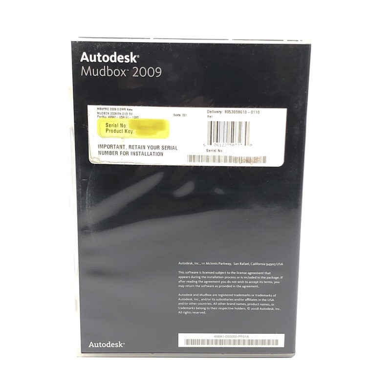 Autodesk Mudbox Student Version 2009 English DVD Only With Serial Number & Key gallery