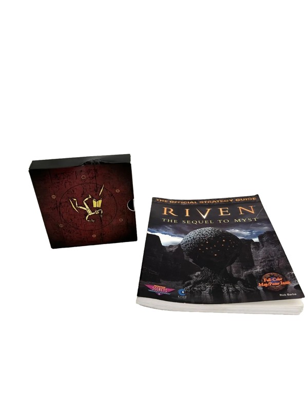 Riven: The Sequel to Myst Windows and Mac Original 5 CD box set W Strategy Guide