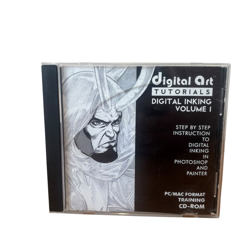 Digital Art Tutorials Digital Inking Volume 1 (PC/MAC, 2004) Training CD-ROM