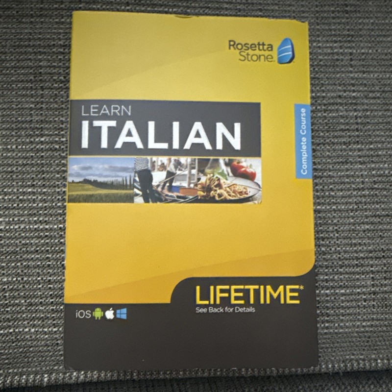 Rosetta Stone Italian lifetime “Full Course”