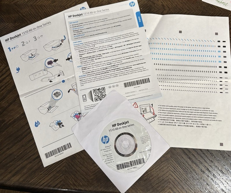 HP Dealer 1510 Set Up Instructions, CD-Rom, Windows & Mac ( inst. & CD only)