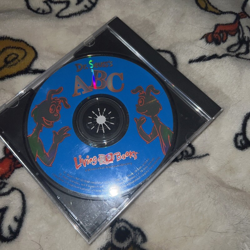 Dr. Seuss’s ABC – 1995 Living Books Windows 95 CD No Front Insert