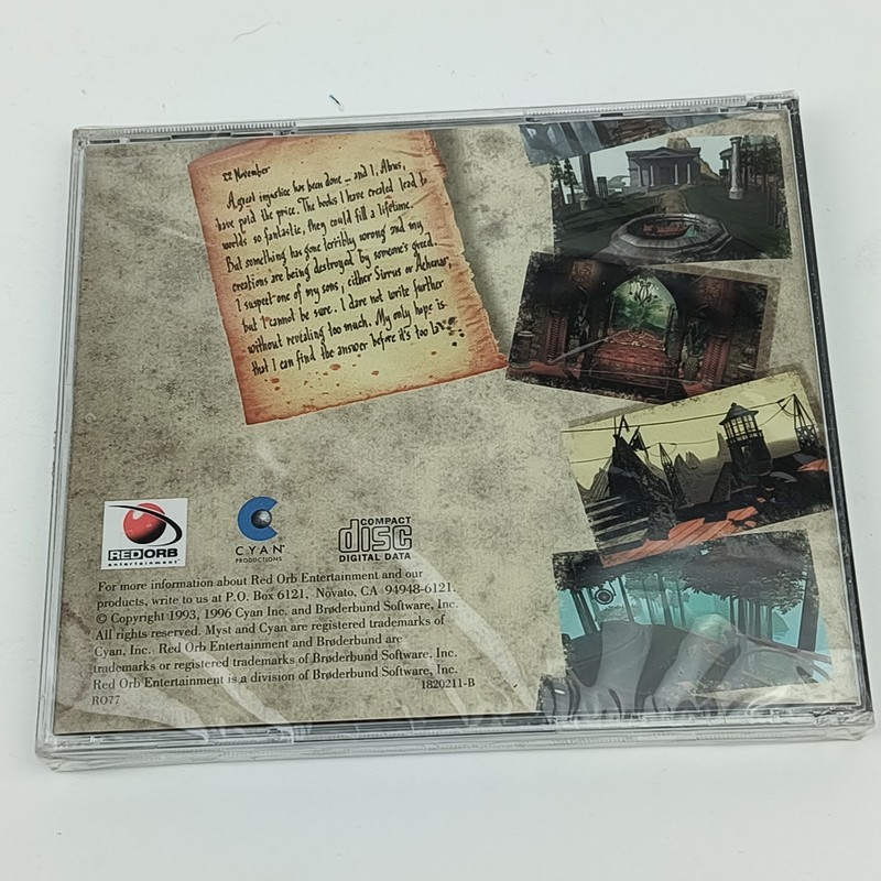 Myst Windows User Manual Sealed gallery