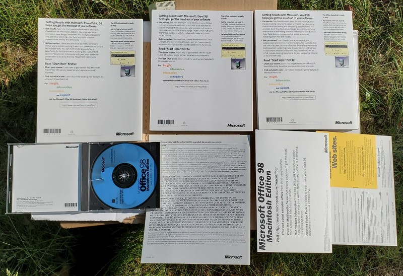 Microsoft Office 98 Macintosh Edition Academic (Power Mac OS 7.5, 1999) COMPLETE gallery