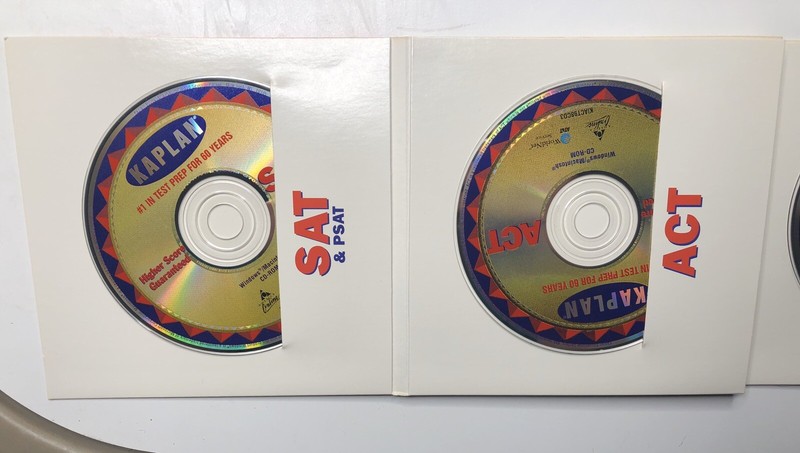 KAPLAN HIGHER SCORE ON SAT PSAT ACT DELUXE 5-DISC CD 1998 WIN/MAC Practice Tests gallery