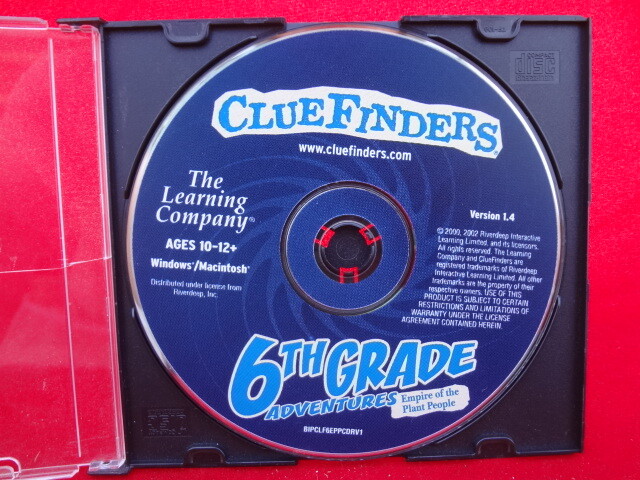 Clue Finders 6th Grade Adventures by The Learning Com[any. Ages 10-12+ Win/Mac