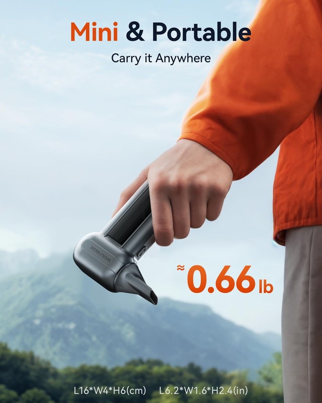 Wolfbox Mf100 Electric Air Duster-150000Rpm Super Power Cordless Air Duster gallery