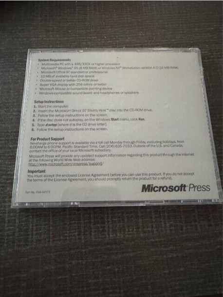 Microsoft Office 97 Starts Here - Interactive Training PC CD (1997) New Sealed! gallery