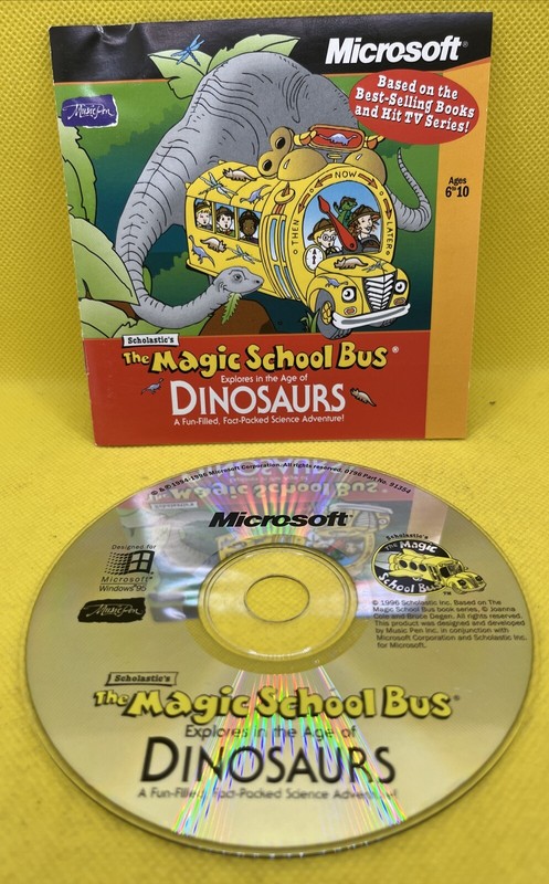 Microsoft Scholastic's The Magic School Bus Explores in the Age of Dinosaurs- PC gallery