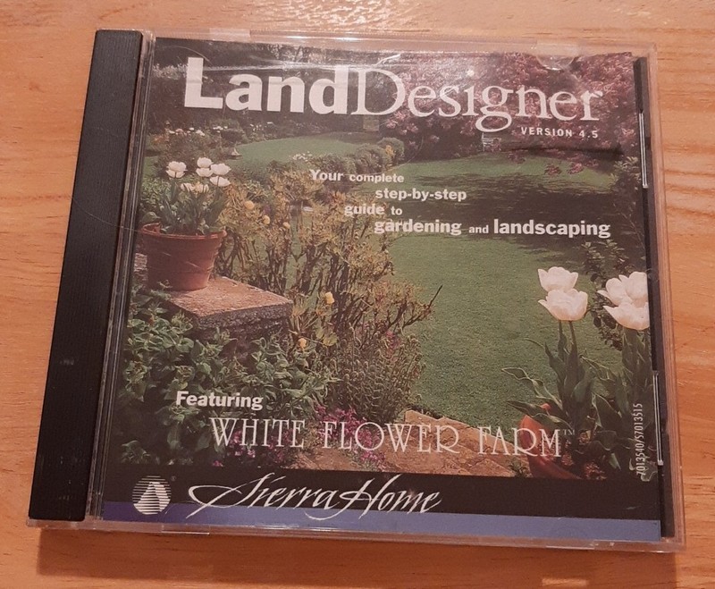 Landdesigner Version 4.5 Program 3D computer CD rom PC 1997 Sierra Home