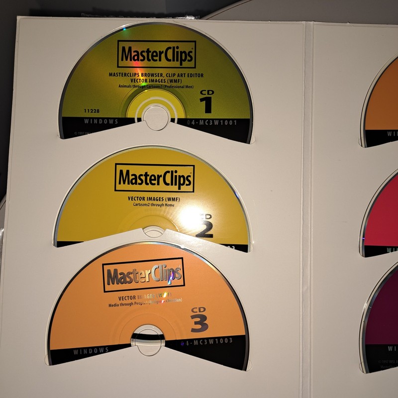 IMSI MASTERCLIP 15 CD'S 1997 NICE CONDITION WINDOWS gallery
