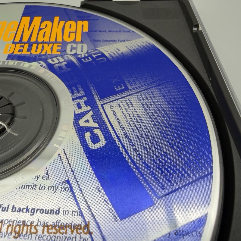 Vintage 1995 Resume Maker Deluxe CD Software Windows 3.1 & 95 Individual gallery