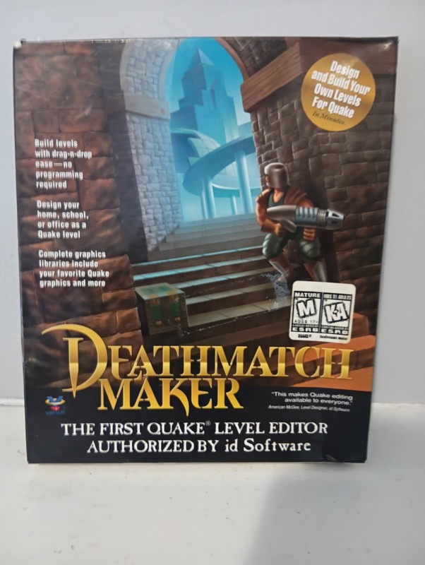Deathmatch Maker For Quake 1 PC CD build all new levels for classic shooter game gallery