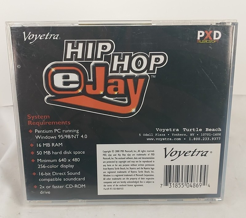Hip Hop eJay The Future Of Music CD-ROM For Pentium PC WIN 95/98/NT 4.0 VGC gallery