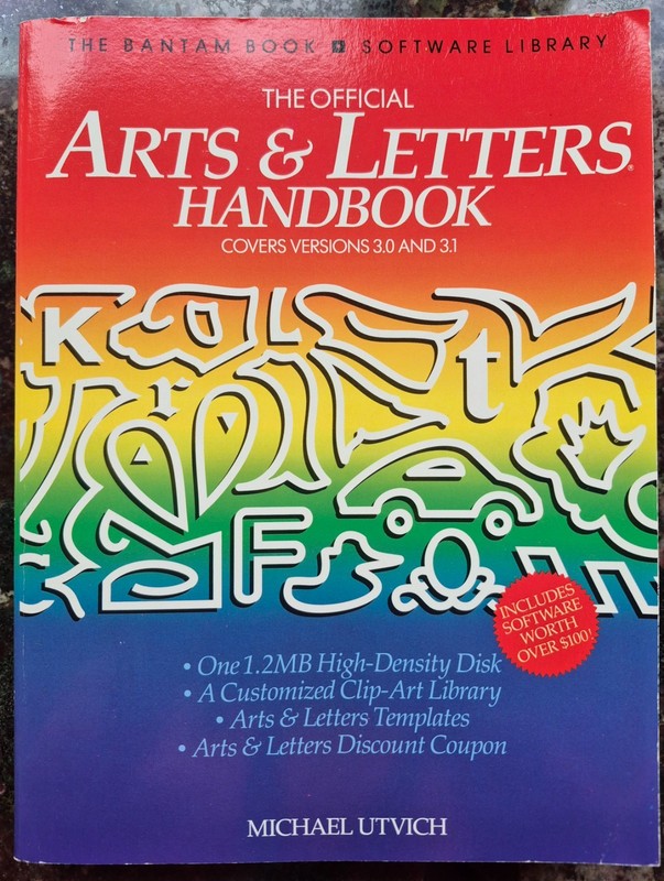 Art & Letters Computer Support Corp Vtg Software 1990 31/2″