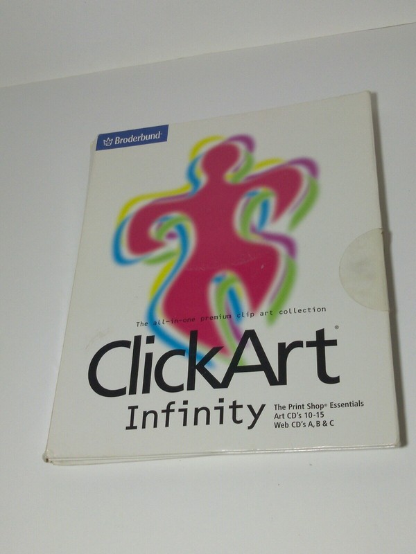 Broderbund The Print Shop Essential 6 (1999, PC Win 95/98NT) Clickart Clip Art