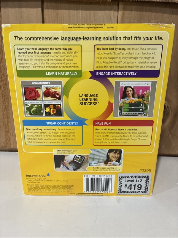 Rosetta Stone Jezyk Polski Polish Level 1 &2 New In Box! gallery
