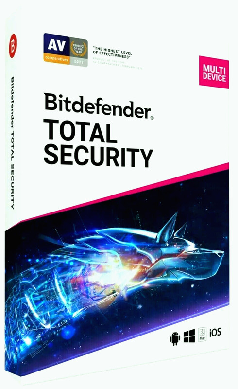 Bitdefender Total Security 2025 – 3 Years for 1 Windows PC | Full Protection