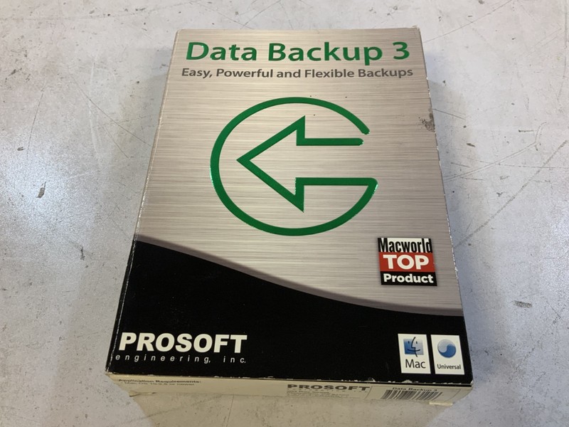 Prosoft Engineering Data Backup 3 Software for Mac OS X "E6E"