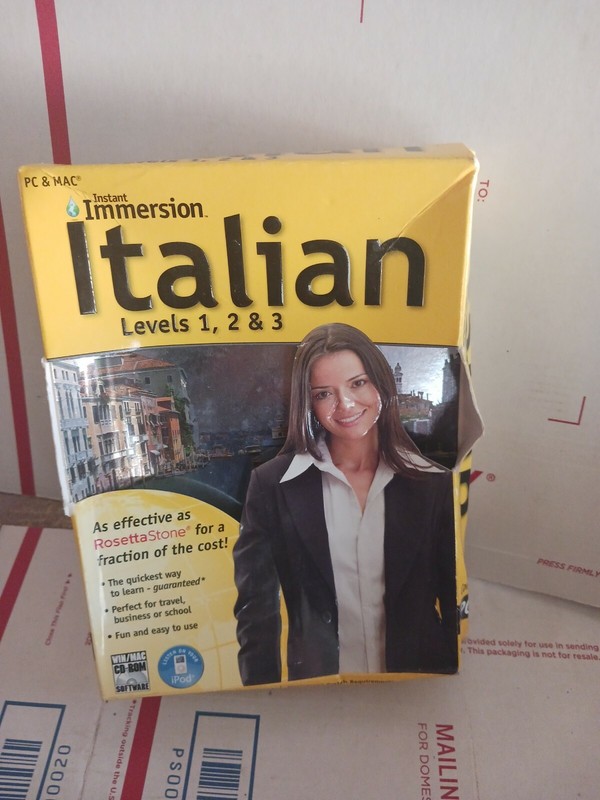 Istant Immersion Italian Levels 1-3 by Topics for Win XP/Vista & Mac OS 10.3.9