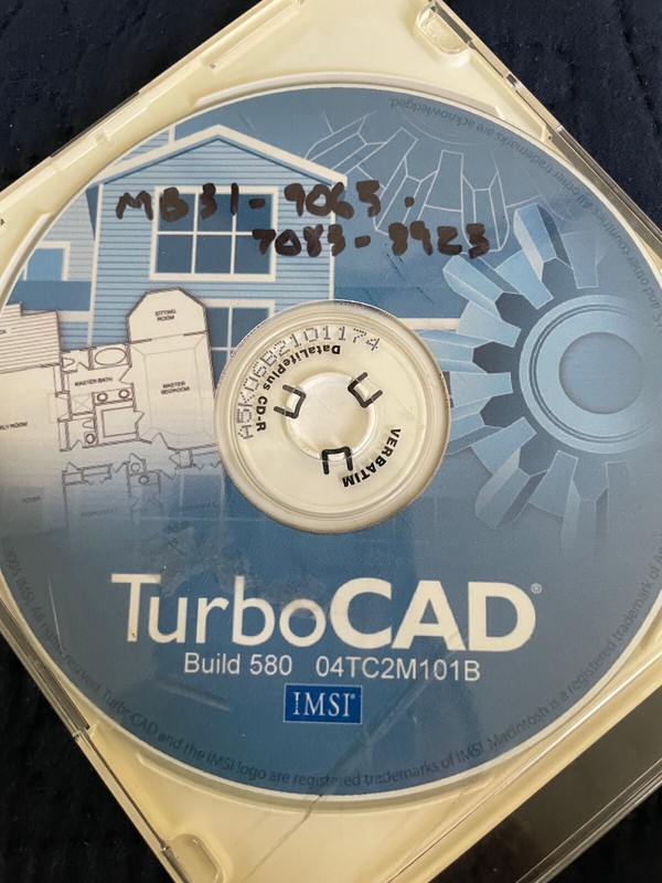 software TurboCAD build 580 IMST o4tc2m101b 2005