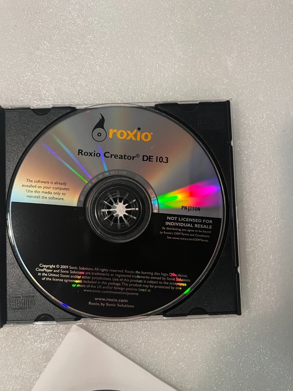 Sealed Roxio Creator DE 10.3 for Windows Free shipping gallery