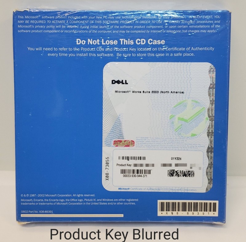 Microsoft Works Suite 2003 Software New SEALED With Product Key. gallery