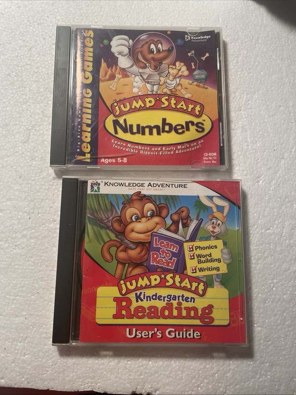 Jump Start 2nd Grade User’s Guide & Math For 2nd Graders CD-ROM Win Mac – Descri