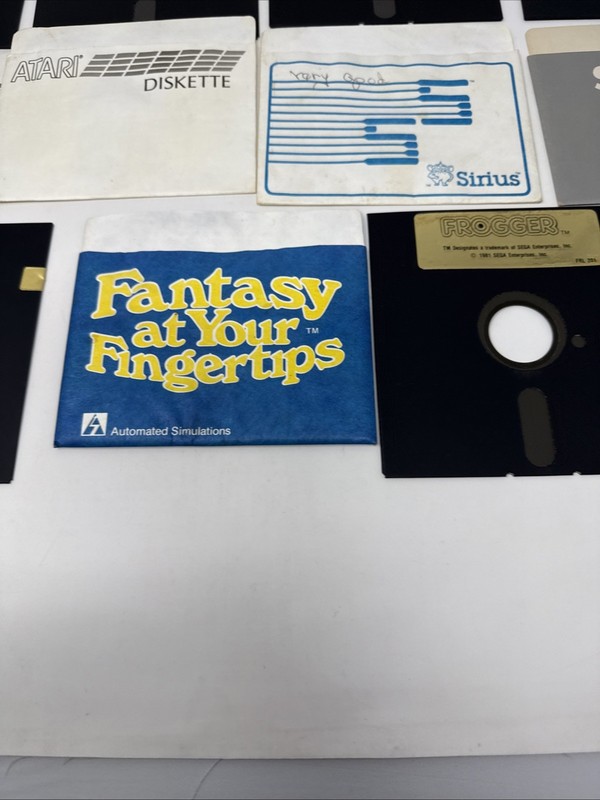 Lot Of 6 Floppy Disk 5.25 Games For Atari 400 / 800 Computer Vintage 1980s gallery