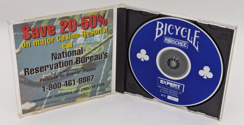 Bicycle Pinochle PC CD-ROM Windows 95 98 2000 Vista ME XP Expert Software TESTED gallery