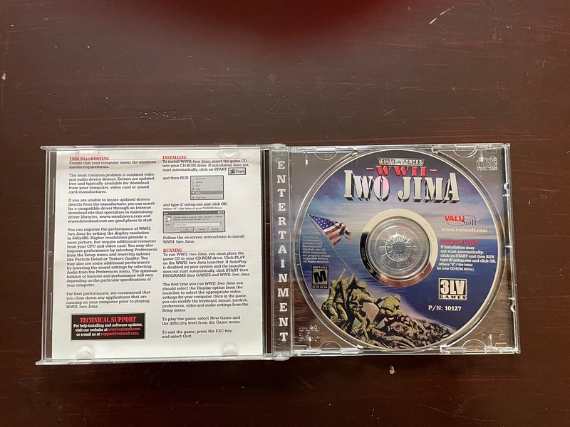 Elite Forces IWO JIMA Video Game - PC CD-ROM ValuSoft Mint Condition gallery