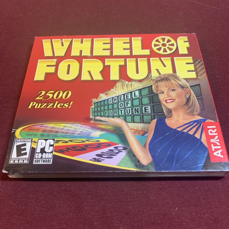 ATARI WHEEL OF FORTUNE PC 2nd Edition 2000 Win 95/98 Artech Studios used