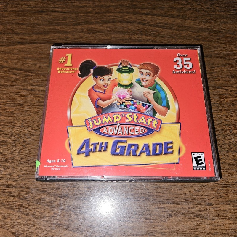 Jump Start Advanced 4th Grade Windows CD-ROM/ 3 Disc set – MISSING DISC 2!!
