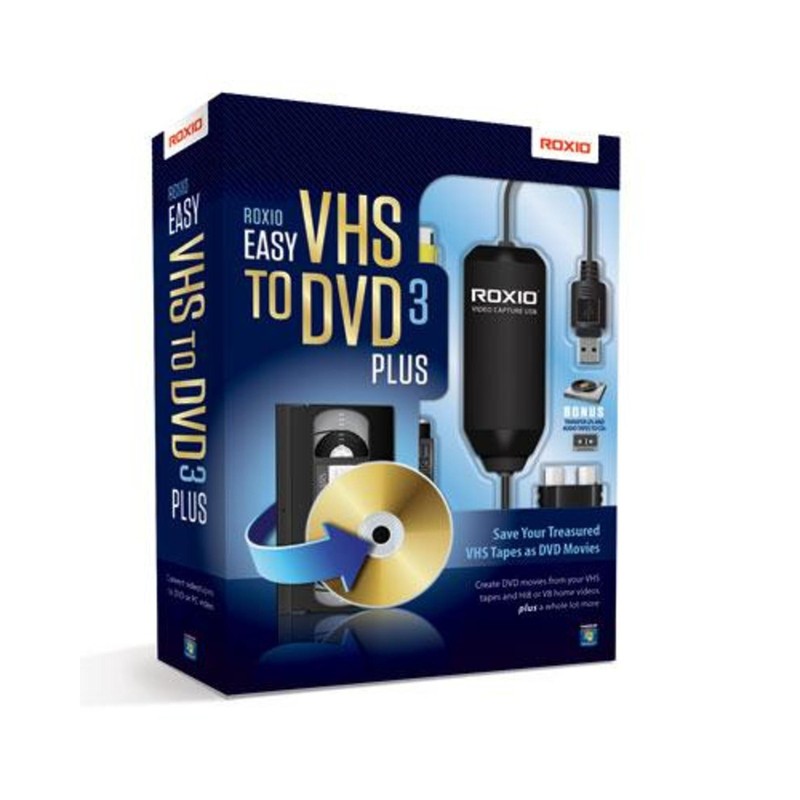 Corel – 251000 – Corel Easy VHS to DVD v.3.0 Plus – Complete Product – 1 User –