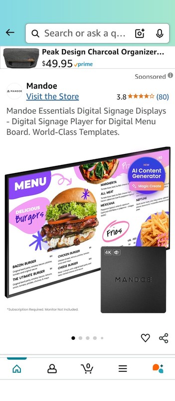 Mandoe Digital Signage Player Essentials NEW Style: MCMP1021