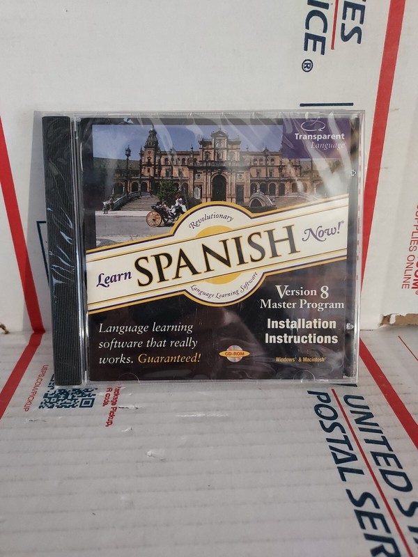 New Learn Spanish Now Transparent Language Master Program Version 8 CD 2 CD #171