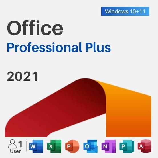 New Office Pro Plus 2021 Lifetime 64-Bit Flash Drive USB for 1 PC